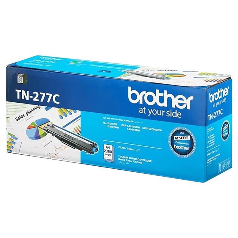 حبر طابعات أزرق سماوي 3000 صفحة لطابعة برذر (HL3270CDW) Brother TN-277C Toner Cartridge