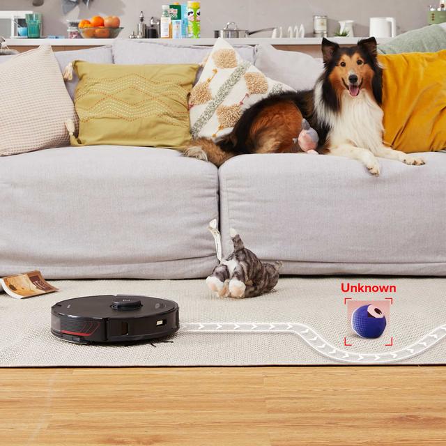 Roborock S7 MaxV Robot Vacuum & Mop (5100Pa, 3D AI Obstacle Avoidance, Sonic Vibration Mopping System, Carpet Detection, 180min Run Time, 400ml Dust / 200ml Water Tank, App/Voice Control) - SW1hZ2U6OTU4OTE4