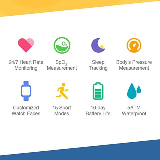 Mibro Color Watch Smartwatch 1.58" Heart Rate & SpO2 Monitoring Sports Mode Sleep Tracking - SW1hZ2U6OTQ3OTk3