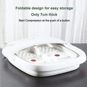 حوض غسيل القدمين مع بكرات تدليك Foldable Foot Bath Household Massage Tub