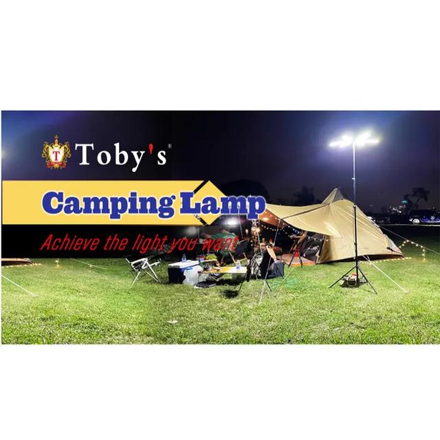 كشاف ليد خارجي صنارة للرحلات 120 واط مع علبة Toby's Vip 15 Camping Light 120W With 3 Pc LED Light - SW1hZ2U6OTU1Nzk5