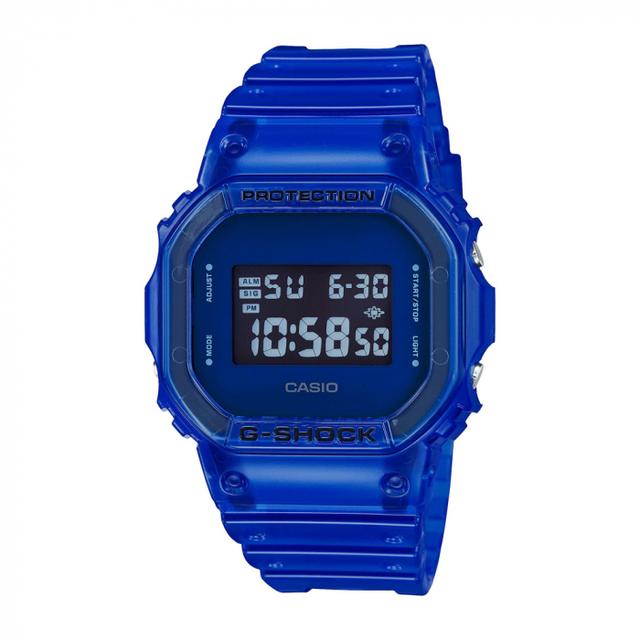 ساعة كاسيو جي شوك كاجيوال رجالي أزرق DW-5600SB-2DR - SW1hZ2U6OTUyOTEw