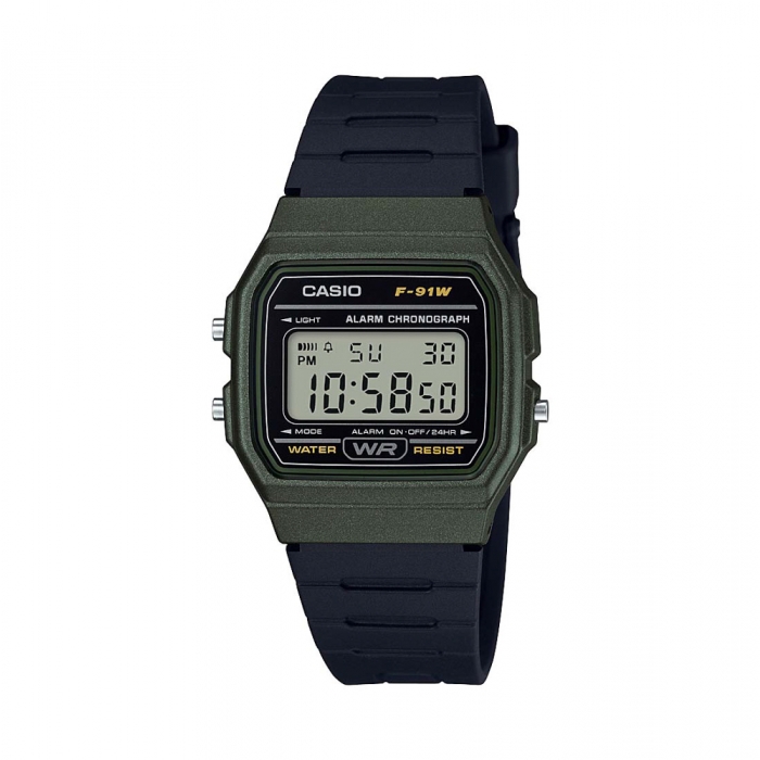 ساعة كاسيو رقمية للجنسين CASIO Vintage Unisex Watch F-91WM-3ADF - 1}