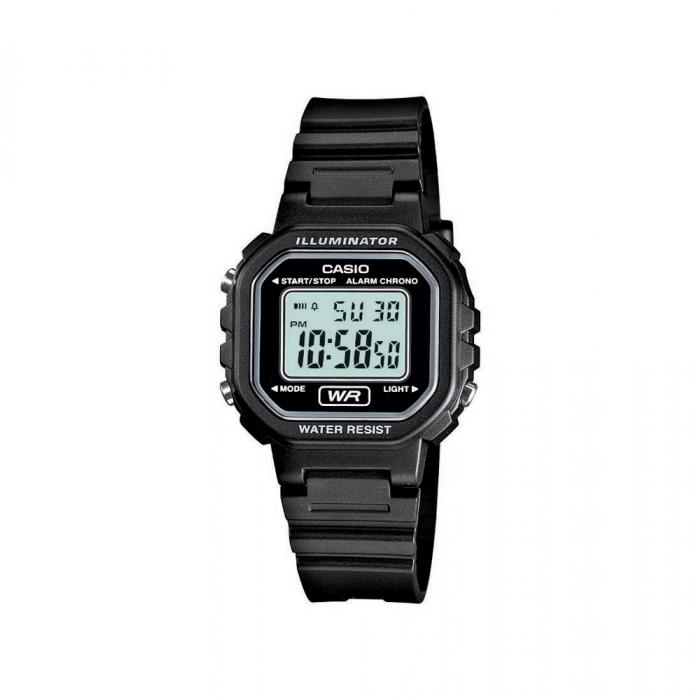 ساعة كاسيو رقمية للجنسين أسود CASIO Digital Unisex Watch LA-20WH-1ADF