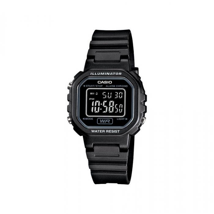 ساعة كاسيو رقمية للجنسين أسود CASIO Digital Unisex Watch LA-20WH-1BDF