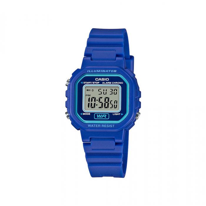 ساعة كاسيو رقمية للجنسين أزرق CASIO Digital Unisex Watch LA-20WH-2ADF