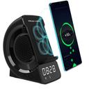 WD-200 Multifunction Wireless Charger Bluetooth Speaker Digital LED Display Alarm Clock Radio Charging Station with Phone Holder - SW1hZ2U6OTYwMjY0
