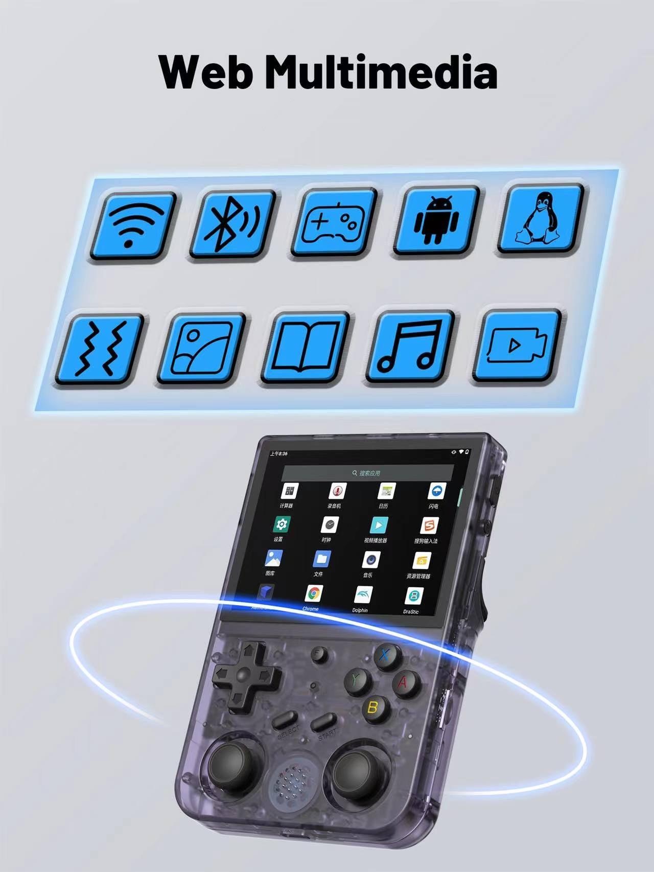 جهاز ألعاب محمول باليد قيمنج كونسل ريترو جرين 2600 مللي أمبير Green Lion GP Pro Handheld Game Console - cG9zdDo5NzA3MTc=