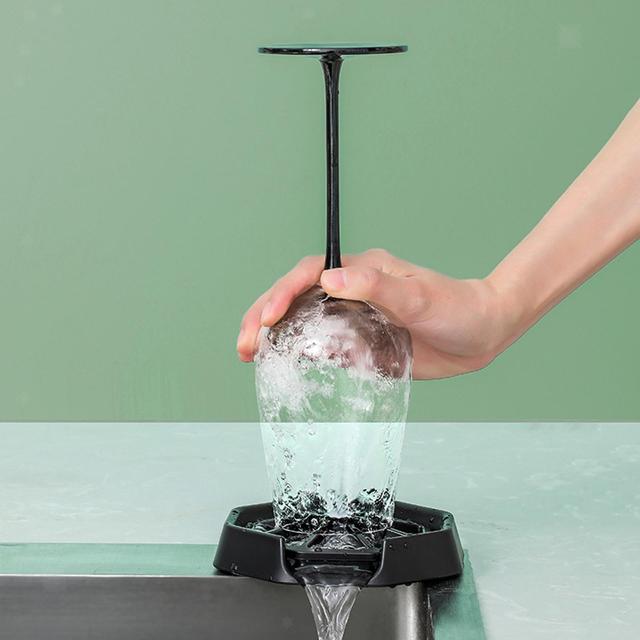 جهاز غسيل الأكواب والزجاجات Cup Rinser Wash Cup Tool Washing Rinser for Kitchen - SW1hZ2U6OTcxMTA5