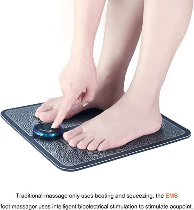 جهاز مساج القدم الكهربائي EMS Foot Massager Electrical Muscle Stimulator - cG9zdDo5NjM0OTU=