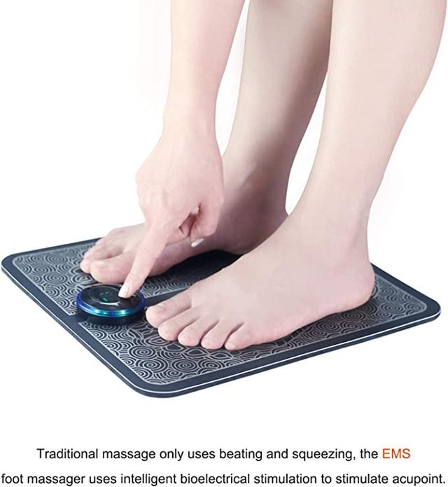 جهاز مساج القدم الكهربائي EMS Foot Massager Electrical Muscle Stimulator - SW1hZ2U6OTYzNDk1