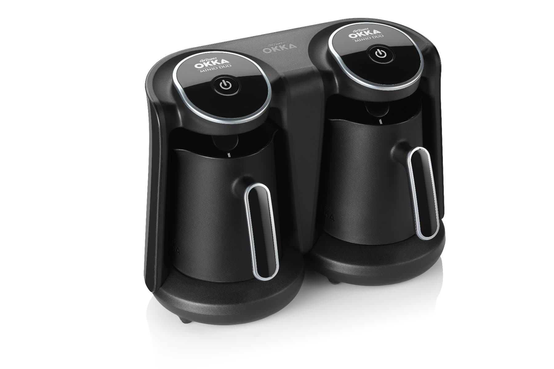 okka Arzum OKKA Minio Duo Turkish Coffee Maker, Chrome, OK-006-K