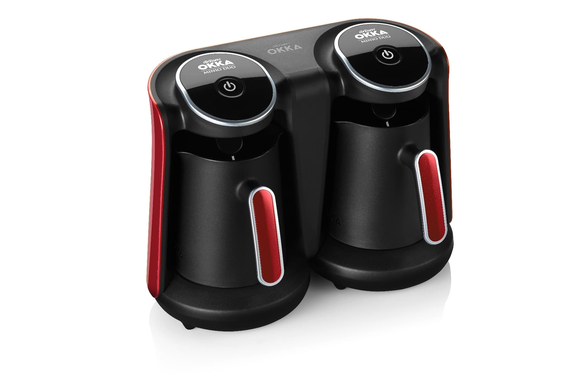 okka Arzum OKKA Minio Duo Turkish Coffee Maker, Red, OK-006-N
