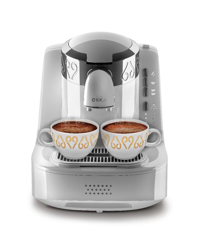 ماكينة قهوة تركي اوكا 800 مل 710 واط أبيض ارزوم اوكا Arzum OKKA White 710W 800Ml Turkish Coffee Maker - SW1hZ2U6OTY3MDQy