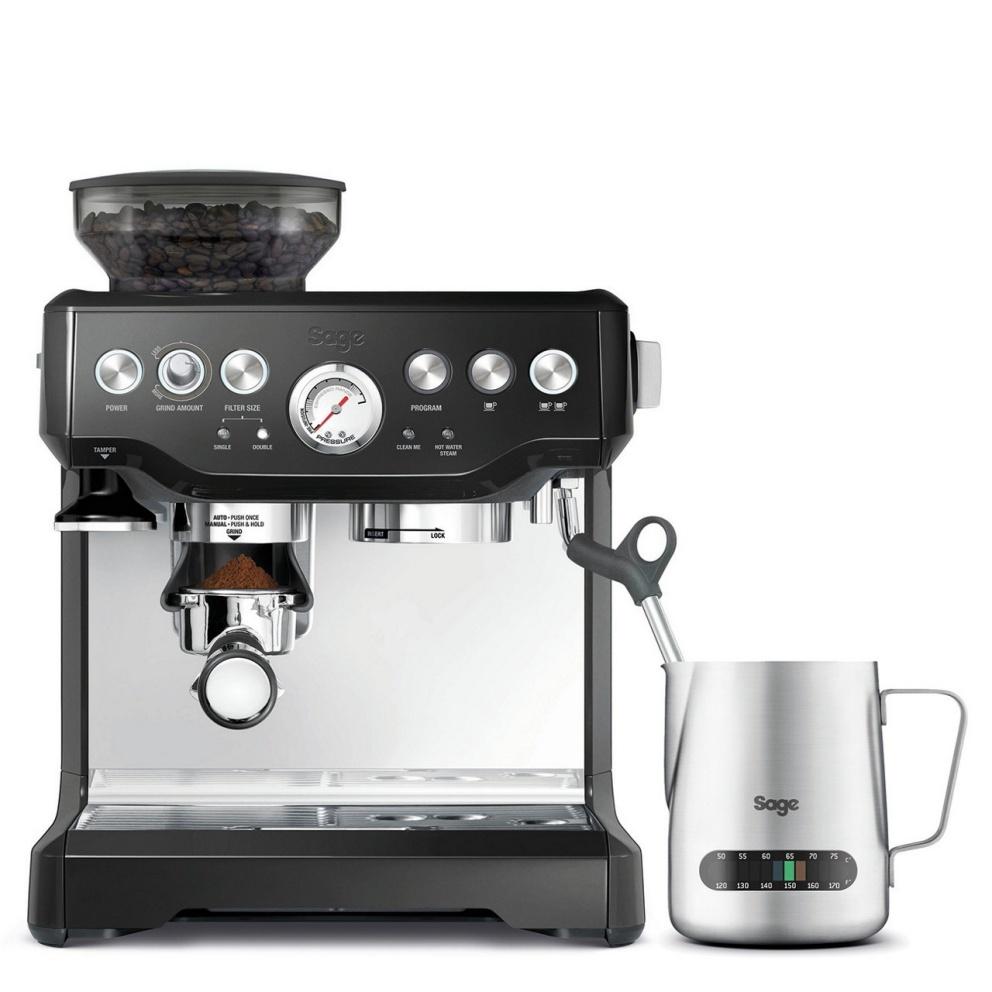 ماكينة قهوة اسبريسو سيج بريفل باريستا إكسبرس 2 لتر مع مطحنة قهوة Sage The Barista Express