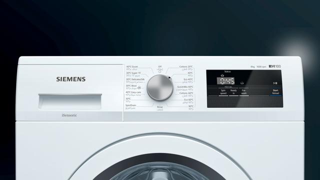 غسالة ملابس اتوماتيك 8 كغ 1000 دورة سيمنز Siemens Washing Machine iSensoric - SW1hZ2U6OTY4NjE5