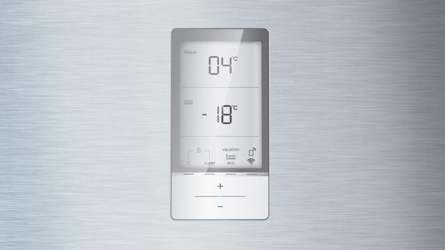 Siemens Home Connect Bottom Freezer Refrigerator, 641 L, KD86NHI30M - SW1hZ2U6OTY2NDQz