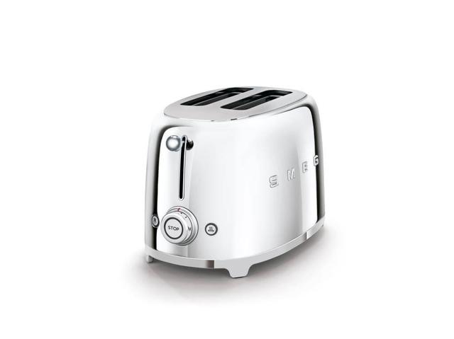توستر كهربائي سميج ريترو 2 شريحة 950 واط أبيض Smeg 2 Slice Toaster - SW1hZ2U6OTY4MjE5