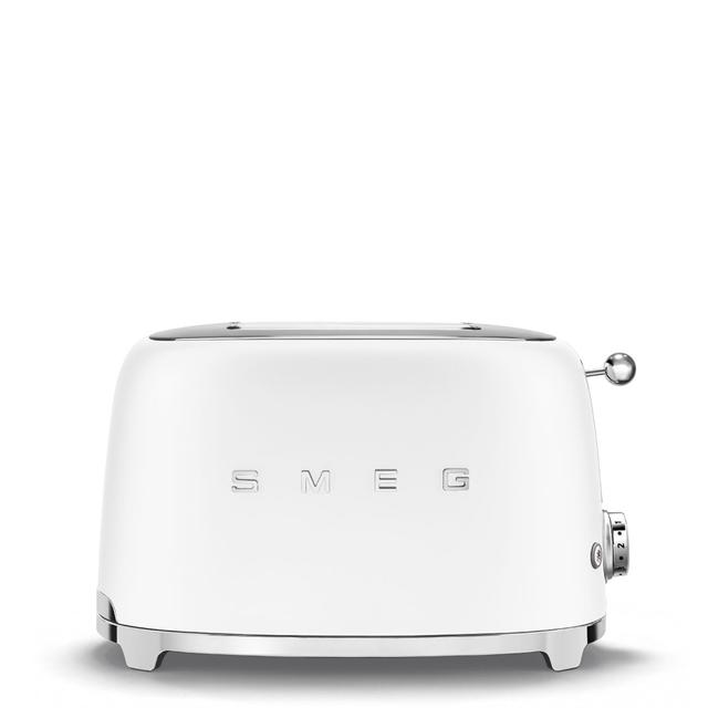 توستر كهربائي سميج ريترو 2 شريحة 950 واط أبيض Smeg 2 Slice Toaster - SW1hZ2U6OTY4MjI4