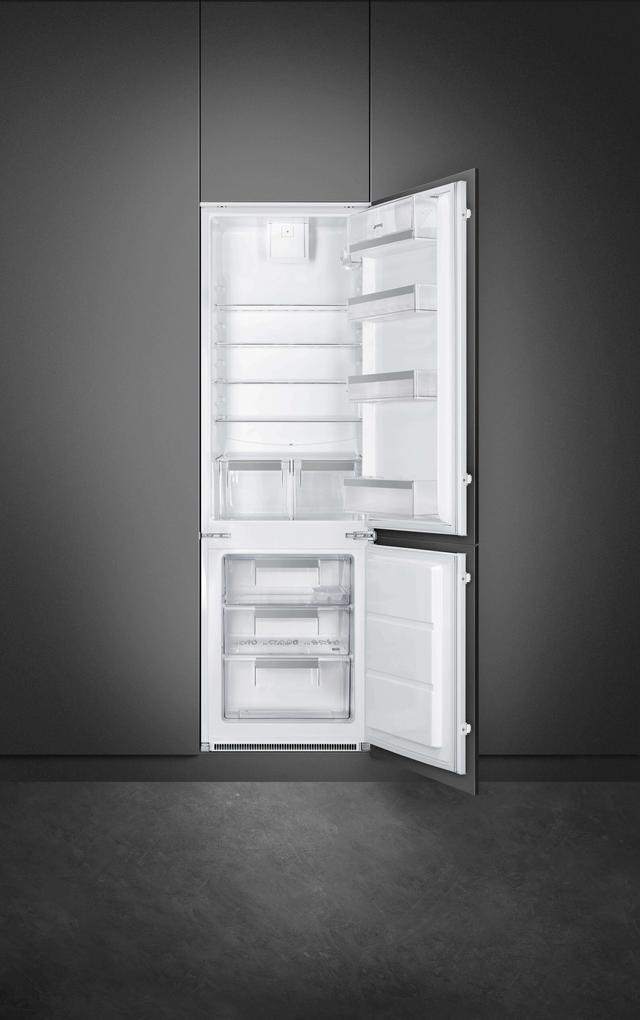 فريزر بلت ان ببابين 272 لتر سميج Smeg Built In Bottom Freezer Refrigerator - SW1hZ2U6OTY0ODM5