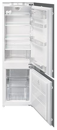 ثلاجة فريزر بلت ان ببابين 278 لتر سميج Smeg Built In Bottom Freezer Refrigerator