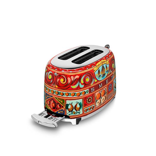 Smeg Dolce & Gabbana 2 Slice Toaster, TSF01DGUK - SW1hZ2U6OTY4MTk1