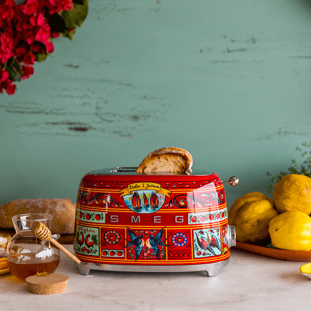 Smeg Dolce & Gabbana 2 Slice Toaster, TSF01DGUK | Jomla.ae