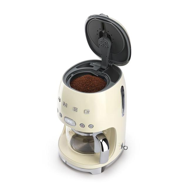 ماكينة صنع القهوة المقطرة 1.4 لتر 1050 واط سميج بيج Smeg Drip Filter Coffee Machine - SW1hZ2U6OTY1MzE0