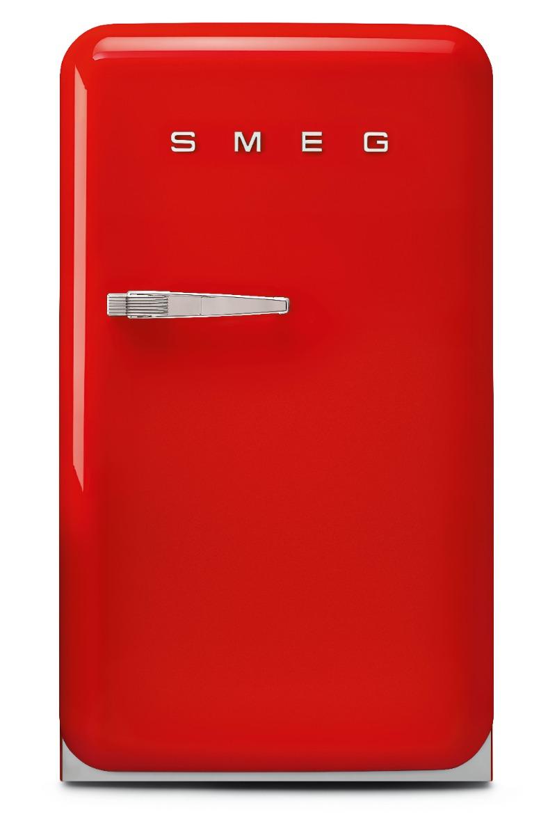 ثلاجة سميج ريترو 122 لتر بباب واحد أحمر Smeg Single Door Refrigerator