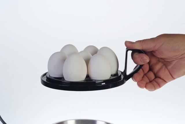 جهاز سلق البيض والخضار 7 بيضات 400 واط سوليس Solis Egg Boiler & Vegetables Steamer - SW1hZ2U6OTYyMTU1