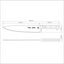 Tramontina 10 Inch Chef's Knife, 24011110 - SW1hZ2U6OTYzNDM1