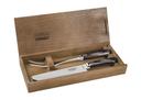 طقم سكين و شوكة حزمة 2في1 ترامونتينا Tramontina Carving Set with Wooden Box - SW1hZ2U6OTYzNTk2