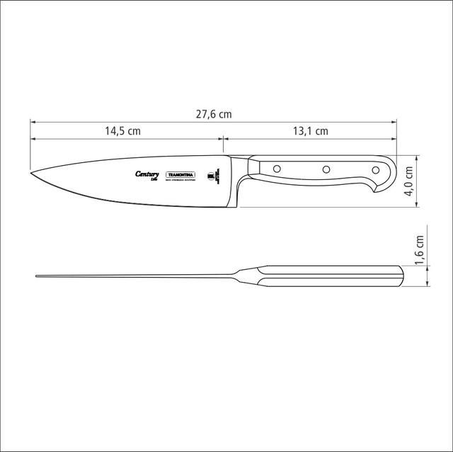 سكين الشيف 6 انش ترامونتينا Tramontina Chef's Knife - SW1hZ2U6OTYzNDIx