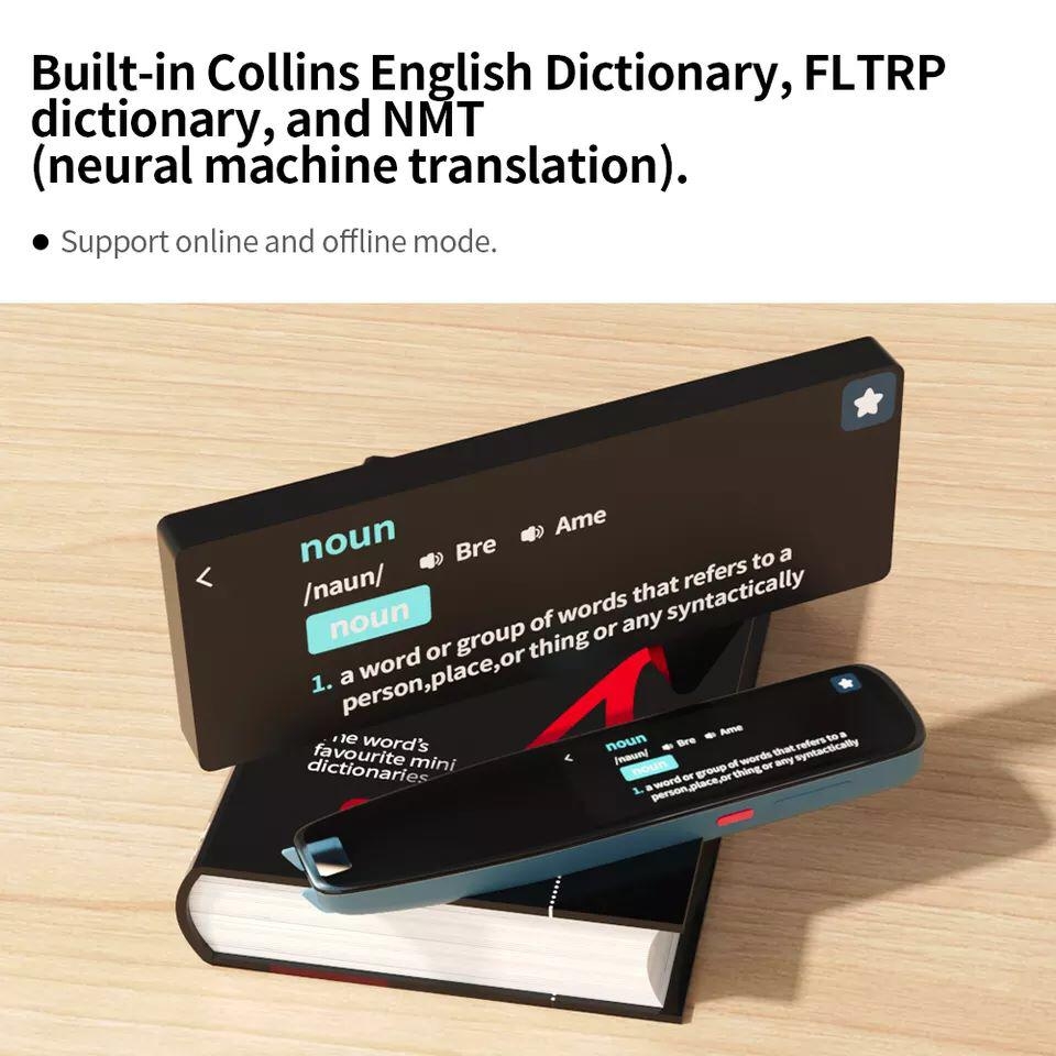 قلم ترجمة فوري وقراءة ذكي 112 لغة Newyes Scan Reader Pen Voice Translator Device - 11}