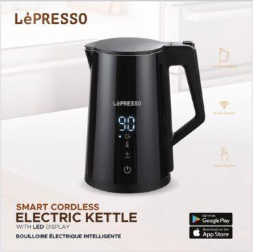 غلاية كهربائية ذكية ليبريسو 1.7 لتر LePresso Smart Cordless Electric Kettle With LED Display