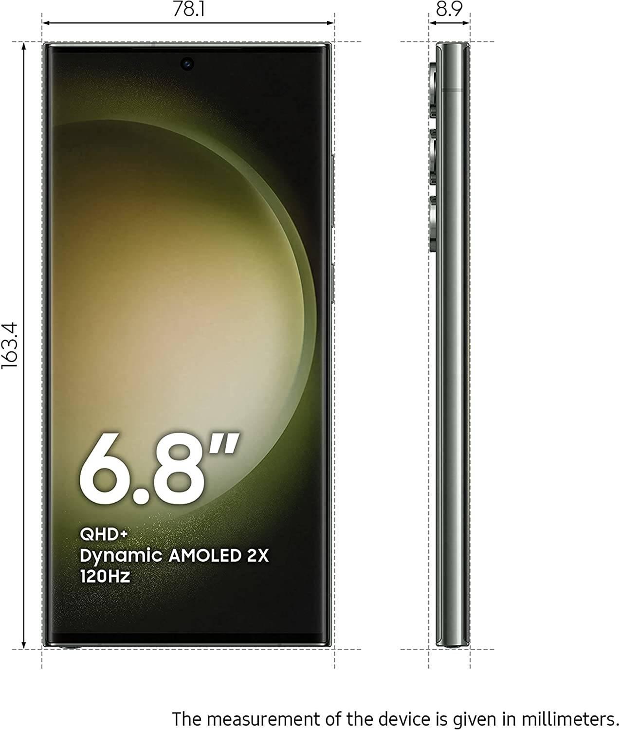 موبايل جوال سامسونج اس 23 الترا رامات 12 جيجا – 512 جيجا تخزين Samsung Galaxy S23 Ultra Dual SIM Smartphone - cG9zdDo5ODM0MTI=