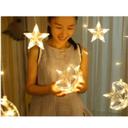 Toby's Ramadan Crescent Moon Star Curtain LED Fairy Lights - SW1hZ2U6OTg2MzQ4