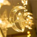 Toby's Ramadan Crescent Moon Star Curtain LED Fairy Lights - SW1hZ2U6OTg2MzUy