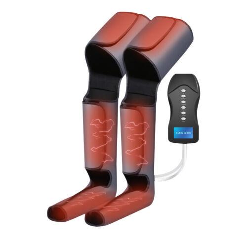 Full Leg Calf Foot Massager Air Compression Heating Boots Circulation&Relaxation - SW1hZ2U6OTgyNTMz