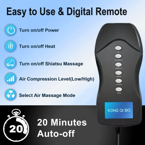 جهاز مساج القدم الإحترافي Full Leg Calf Foot Massager Air Compression