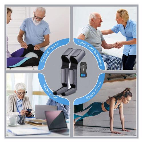 Full Leg Calf Foot Massager Air Compression Heating Boots Circulation&Relaxation - SW1hZ2U6OTgyNTI5
