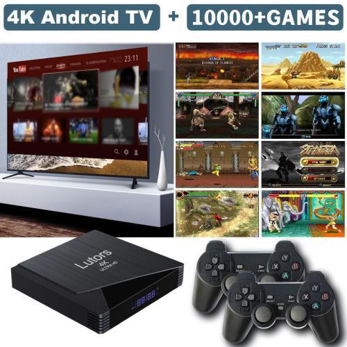 وحدة تحكم ألعاب كلاسيكية 4K ورسيفر ذكي لوتورز Lutors 2.4G Wireless Controller Gamepad Tv Game Box S - SW1hZ2U6MTA2MzUzOA==