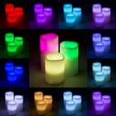 اضاءة ليد على شكل شموع LED Candle Light 3Pc Set With Remote Control Timer Multicolour - SW1hZ2U6MTA1OTc4NA==
