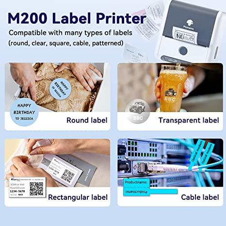 طابعة جوال لاسلكية صغيرة فوميمو Phomemo M200 Mini Label Maker - SW1hZ2U6MTA1ODYyNA==