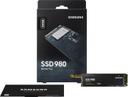 Samsung 980 500GB SSD PCIe Gen 3.0 x4 NVMe 1.4 Form Factor M.2 (2280) Sequential Read Up to 3 100 MB/s Sequential Write Up to 2 600 MB/s | MZ-V8V500BW - SW1hZ2U6MTA0NDU1Nw==