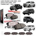 Toyota Land Cruiser LC200 and Tundra and Sequoia and Lexus LX570 2008-2021 - Carbon Fiber Ceramic Brake Pads by PowerStop NextGen - SW1hZ2U6MTkxOTcwNA==