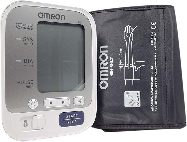 جهاز قياس ضغط الدم اومرون ام 3 رقمي محمول Omron M3 Automatic Blood Pressure Monitor - SW1hZ2U6MTA3ODExMA==