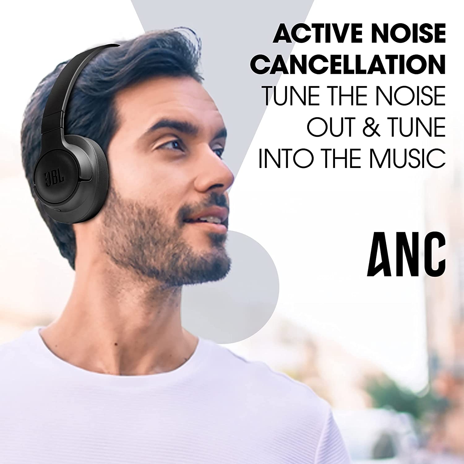 سماعة بلوتوث جي بي ال تون 760 ان سي JBL Tune 760NC Wireless Active Noise Cancellation Headphones