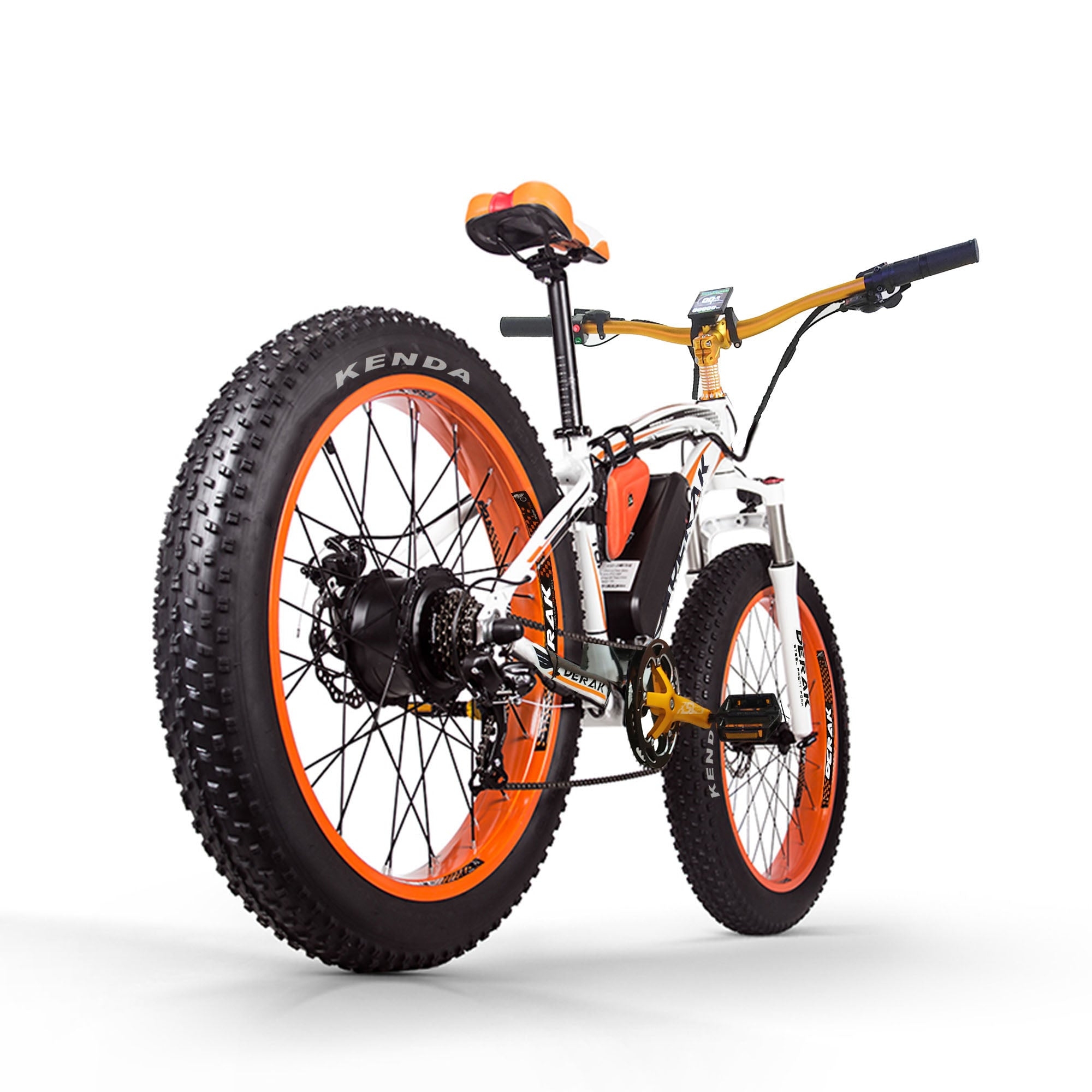دراجة كهربائية هوائية رياضية ديراك بايك 1000 واط DerakBikes Mtb E-Bike Pro x-12 Pedal Assist Fat Tire