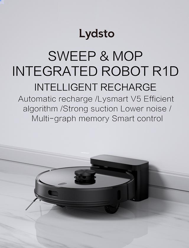 مكنسة روبوت التنظيف ليدستو ار 1 دي Lydsto R1D Robot Vacuum Cleaner - SW1hZ2U6MTMzODg3MQ==